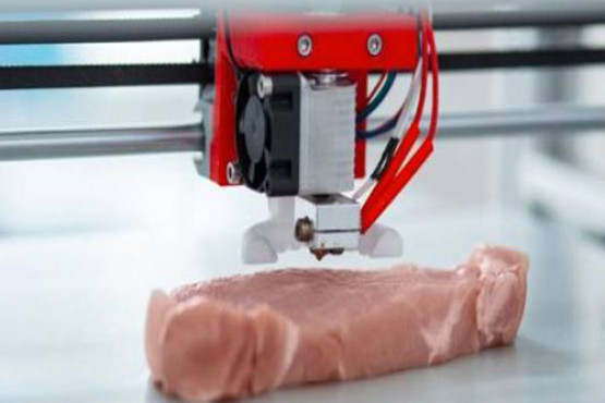 Crean el primer bife de carne cultivada con impresora 3D